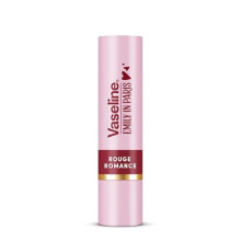 Vaseline LP Lip Balm with Color, Emily Rouge Romance, 3 g, 24-Hour Moisture Supply with 9% Vaseline, Classic Red Tone