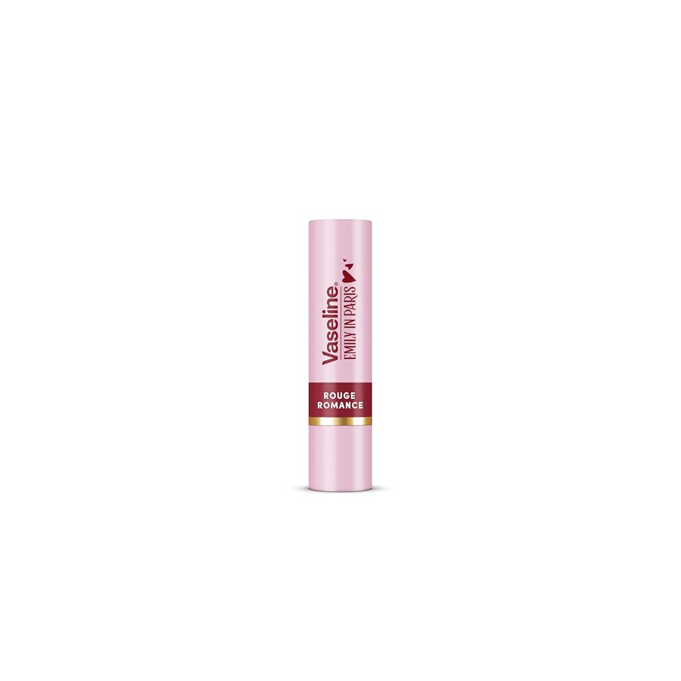 Vaseline Red Lp Lip Balm With Color, Emily Rouge Romance, 3 G, 24-Hour Moisture Supply With 9% Classic Tone