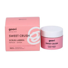 Goovi, Sweet Crush, Double Exfoliation Lip Scrub, Smoothing and Revitalizing Effect with Coconut Oil, Papaya Seed Oil and Sugar Crystals, Ingredients