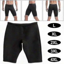 (XXL) Men's 3mm Neoprene Shorts for Water Sports, Surfing, Kayaking, Diving, Cycling and Gym Workouts