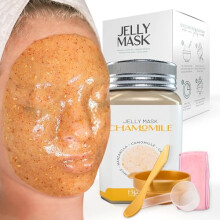 BRÜUN Peel-Off Chamomile Jelly Mask for Face Care – A 23 fl oz Rubber Mask Jar for 30 to 35 Treatments – A Skin Care Moisturizing Gel Mask of Spa