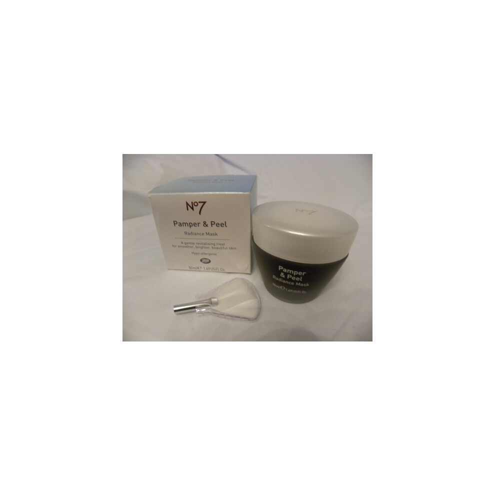No7 Boots Pamper And Peel Radiance Mask 50Ml