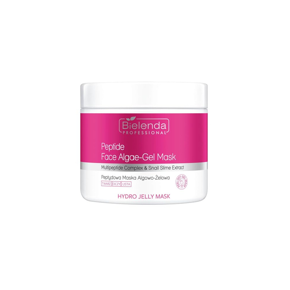Bielenda Professional Hydro Jelly Anti-Wrinkle Algae Gel Mask With Peptides & Snail Slime 190G