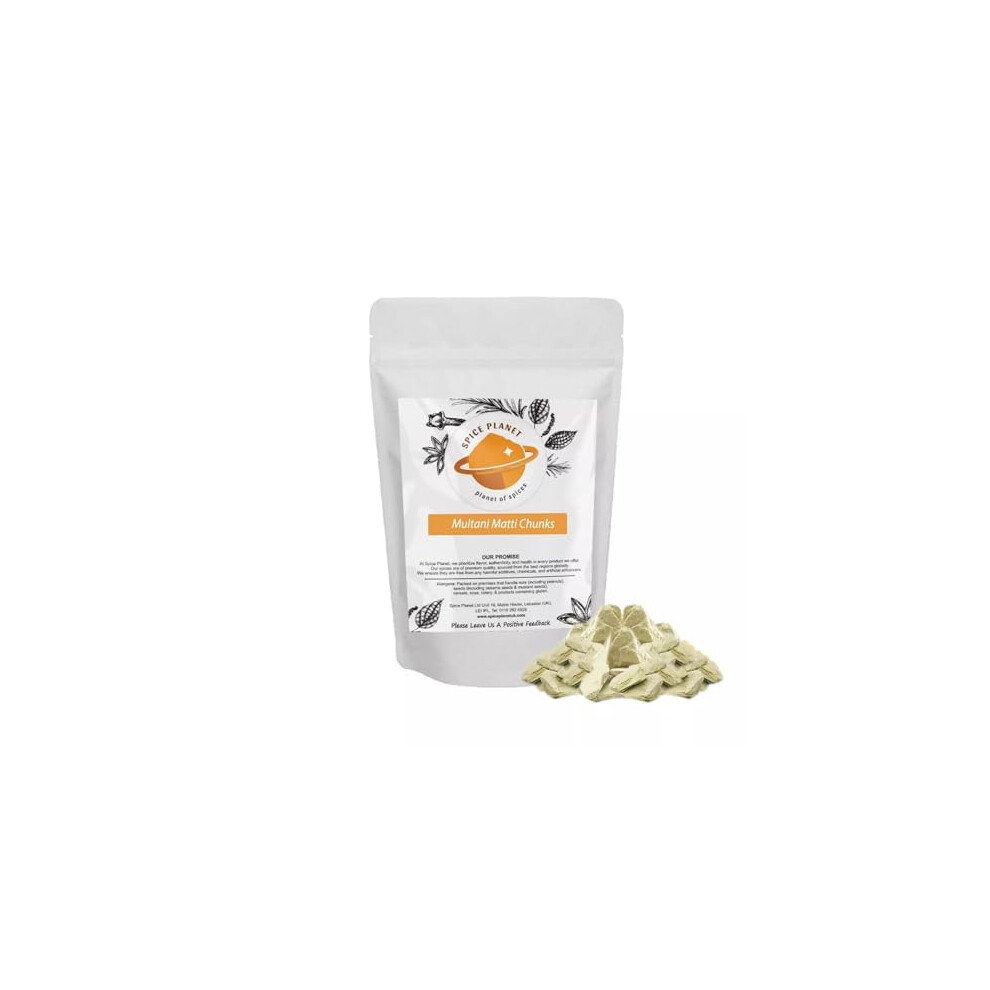 Spice Planet Multani Mitthi Multani Mitti Fuller Earth Facial Clay Whole Chunks By (500 Grams)