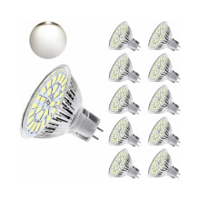 Bec LED MR16, alb rece 6000K, fără reglare luminoasă, economisitor de energie, fără pâlpâire, instalare ușoară, durată lungă de
