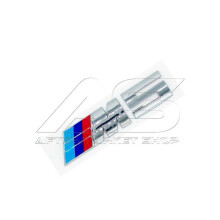 Emblemă cromată pentru inscripționarea spate a portbagajului BMW M5, 134 mm x 32 mm, pentru E39 E60, nouă