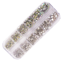 K9Glass Crystal Dreams strass-steentjes, super sprankelend voor moeiteloze glamour, ronde strass-steentjes met platte basis, edelstenen