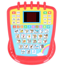 Tablet de aprendizagem para crianças pequenas: Brinquedo eletrônico interativo com reconhecimento de alfabeto e números, jogos musicais