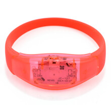 Pulseira de silicone multicolorida e confortável, presente perfeito para festas, pulseira de LED para aniversários, shows e eventos not