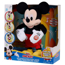 Disney Junior Mickey Mouse Hot Diggity Dance Mickey include peluche, movimenti, suoni e giochi. Giocattolo per bambini con licenza uffi
