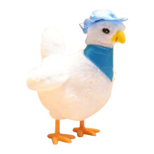 Peluche di gallina elettrica, gallina che balla e canta e depone le uova – peluche con suoni e musica per bambini, educativo