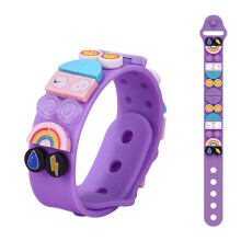 Kit per creare braccialetti fai da te con design creativo, giocattolo educativo, orologio ricaricabile impermeabile con funzione di vib