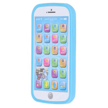 Celular de brinquedo em árabe para crianças, brinquedo educativo portátil e divertido com sons para aprender.
