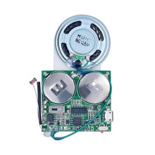 Módulo de som com sensor de luz DIY, chip de som gravável Micro-USB, alto-falante programável com memória de 8M e função de fala.