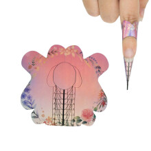 DIY vlinder nagelstickers, 100 gebruiksvriendelijke acryl tips met schaalverdeling voor perfecte nagelverlengingen, ideaal voor gebruik