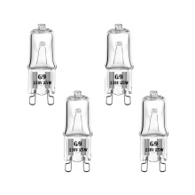 Bec halogen G9 25W 230V, ușor de instalat și cu durată lungă de viață, alb cald 2700K, reglabil, unghi de fascicul de 360.