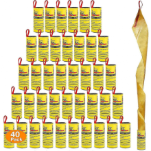 Engangs klæbefælde til at dræbe husfluer - 40 ruller til hjemmebrug