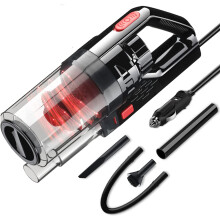 Powerful suction vacuum cleaner, portable vacuum cleaner with cordless design for thorough wet and dry cleaning in car, home and office