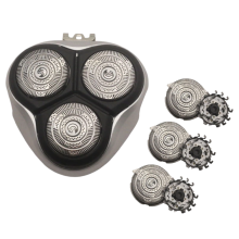 Kompatibel med Philips HQ8240 / HQ8241 / HQ8260 / HQ8250 barbermaskiner med HQ9-bladserien. Inkluderer tre skærhoveder og folier.