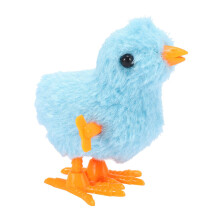 Piece Fluffy Chick Jumping Wind Toy Clockwork Chicken