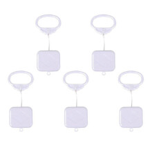 Set di 5 carillon impermeabili con cordicella e melodia classica di ninna nanna, a carica manuale, per bambini.