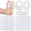 60 Pack Soft Felt Callus Pads, Oval Corn Protectors - White 1