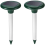 solar mole repellent units, ultrasonic solar mole repellent, mole control, vole repellent. 1