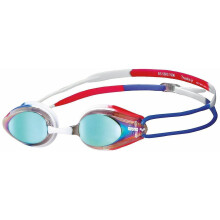 (Gold/Blue/Red) Arena Tracks Mirror Junior Kids Swimming Goggles For Watertight Performance