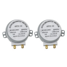 motores síncronos de prato giratório AC 220-240V 50/60Hz 5/6RPM 4W para forno mini-ondas