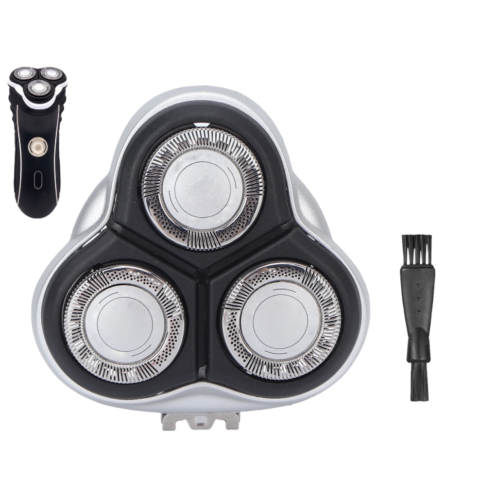 Silver Compatible Shaving Head Replacements (Silver) For Philips Shavers Hq7310, Hq7340, Hq7180, Hq7360 And Hq7390