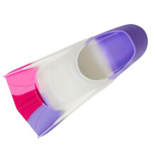 (Violet XS) Kids Swim Fins Short Diving Swim Training Fins for Beginner Girls Boys Blue XS