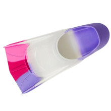 (Violet L) Kids Swim Fins Short Diving Swim Training Fins for Beginner Girls Boys Blue XS