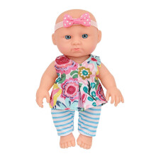 6.5in Simulation Reborns Dolls Lovely Caucasian Baby Doll Sleeping Toy for Toddler Pretend Play Toy Kids Best Companies