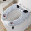 Samt-Toilettensitzbezug, 41 x 38 cm, mit elastischem Rand 1