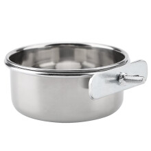 Gamelle pour perroquet en acier inoxydable – Résistante aux morsures