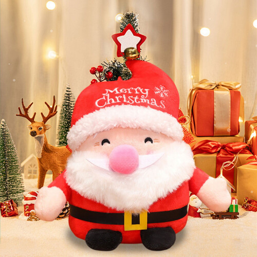 Stijggn Weihnachtsmann Plüschtier Rot 23 cm