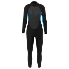 (Blue XS) Kids Wetsuits Jumpsuit 3mm Neoprene Long Sleeve Back Zip Summer Diving Suit Red Xs