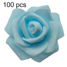 Têtes de roses artificielles en mousse PE (lot de 25/50/100)