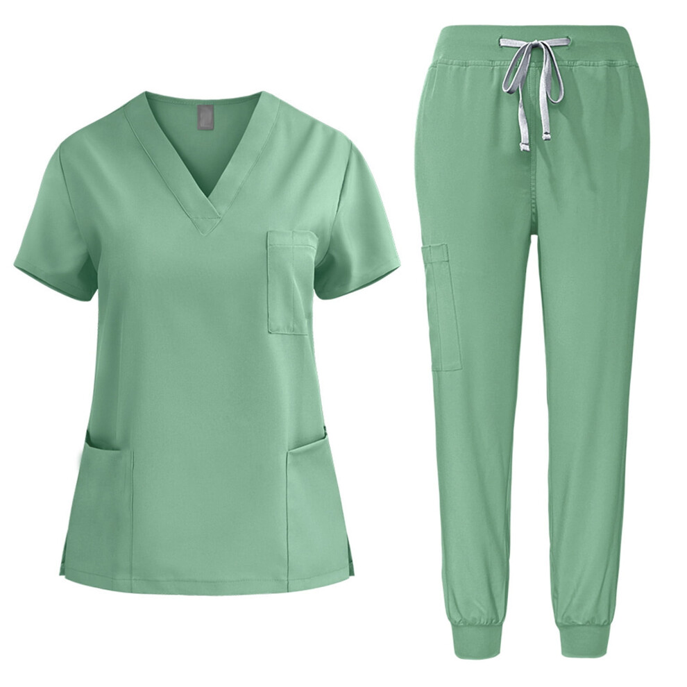 Women's Solid Colour Loose Drawstring Set