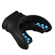 Adult Soft Silicone Mouthpiece W/ Color Tab for Scuba Diving Regulator Black