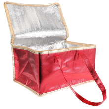 Sac à lunch isotherme rouge 37 x 25 x 22 cm