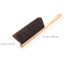 Brosse à poussière à manche en bois pour le nettoyage des meubles et des voitures