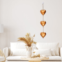 Metalowe serce w stylu vintage, 1075 cm