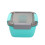 Boîte à bento double couche étanche - Plastique compatible micro-ondes, 1