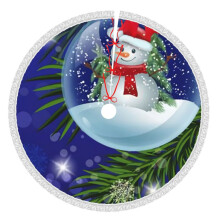 Christmas Tree Skirt 36 Inch Rustic Holiday Decor