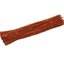 Glantóirí píopaí Nollag tinsel lonrach oráiste 100 píosa