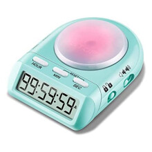 Digital kjøkkentimer med 100-timers nedtelling for barnelærer og kokk, 45 LCD-skjerm og sikkerhetslås, tidsstyring