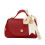 Faux Leather Handbag-Shaped Gift Bag with Ribbon Bow Handle 1