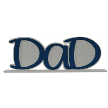 Father's Day Photo Frame Acrylic Blue 8x10