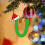 Lettres décoratives de Noël en acrylique, pendentif plat 2D 1